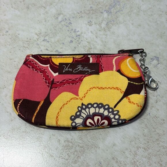 Vera Bradley Buttercup ID coin purse - Picture 1 of 4